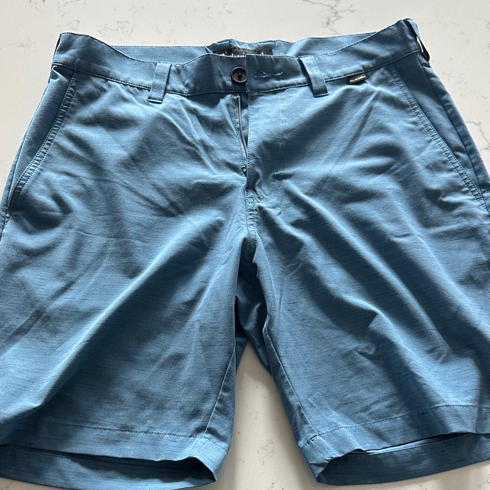 Travis Mathew Blue Golf Shorts